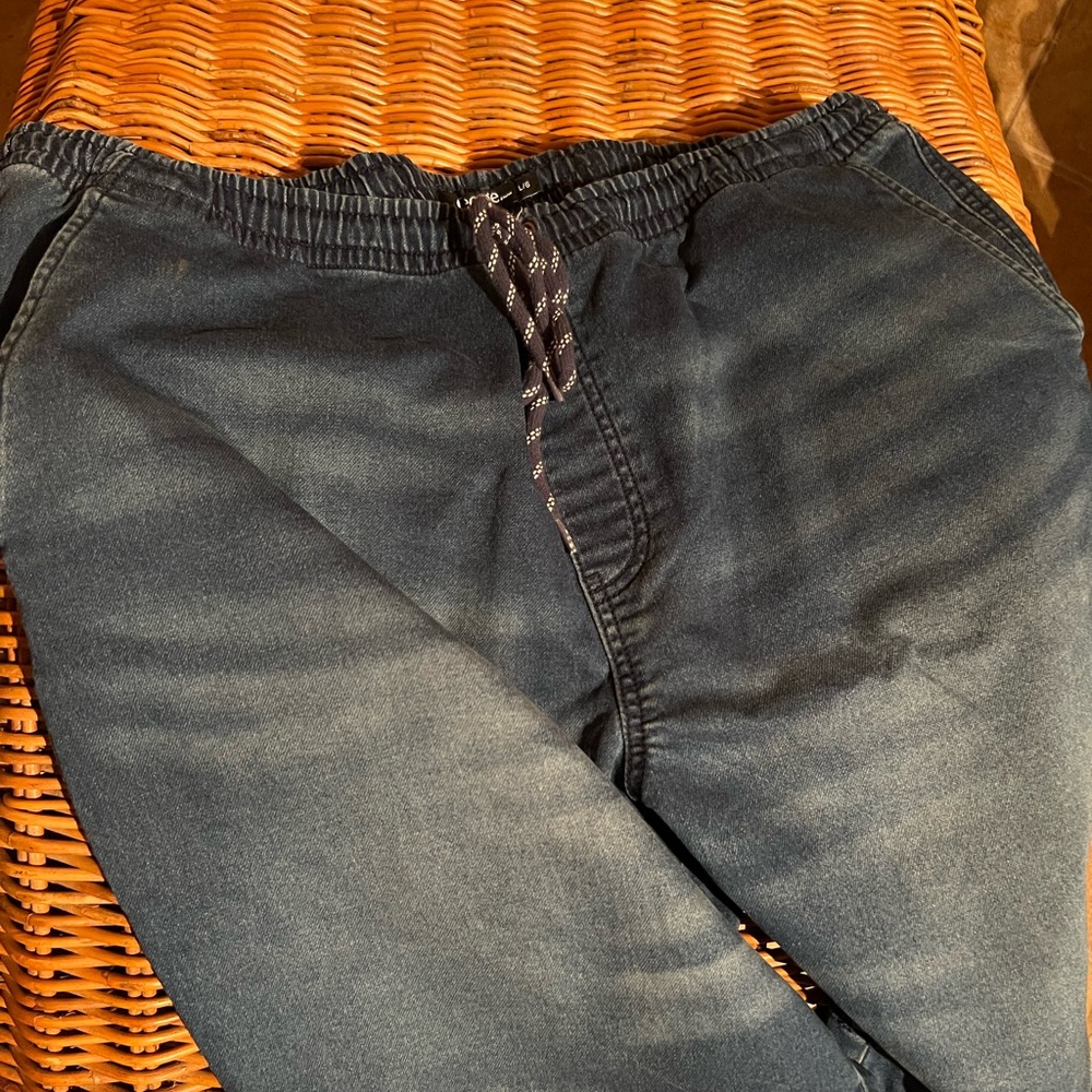 George Navy Jean shorts large